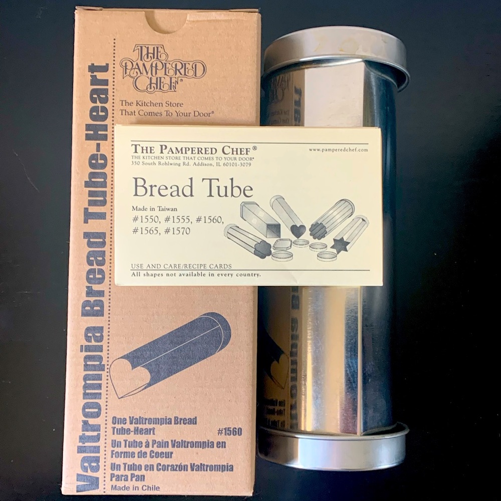 The Pampered Chef Bread Tube Heart #1560 - Picture 1 of 7
